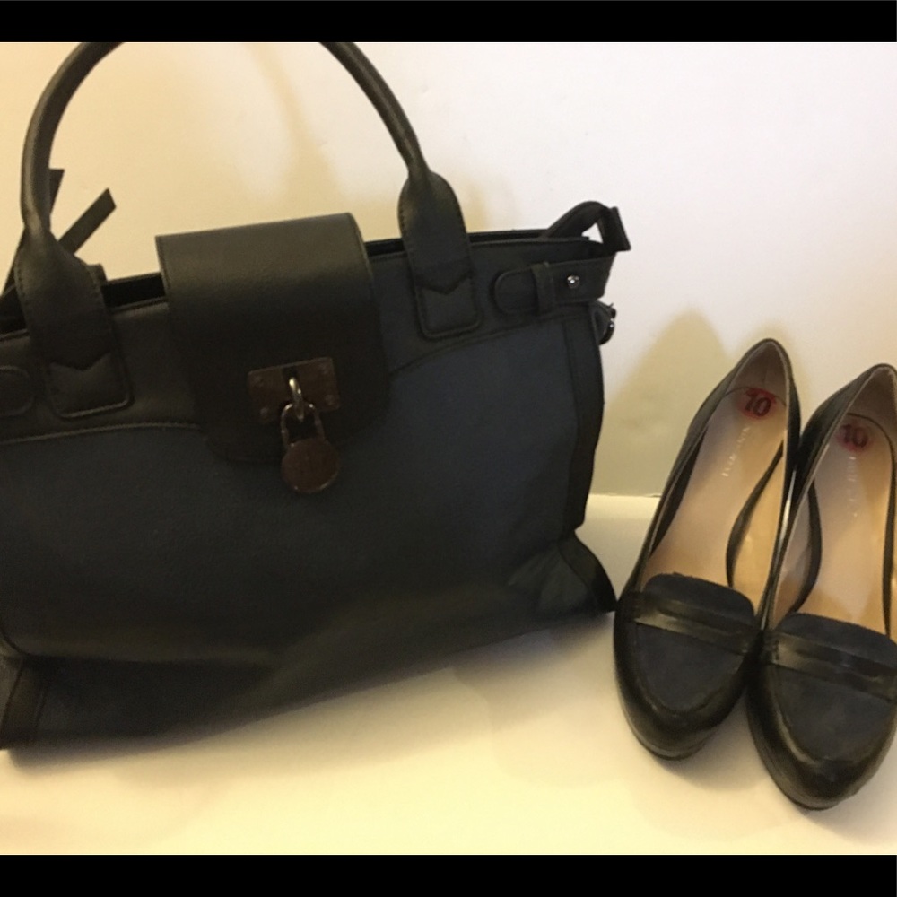 Nine West shoes and purse